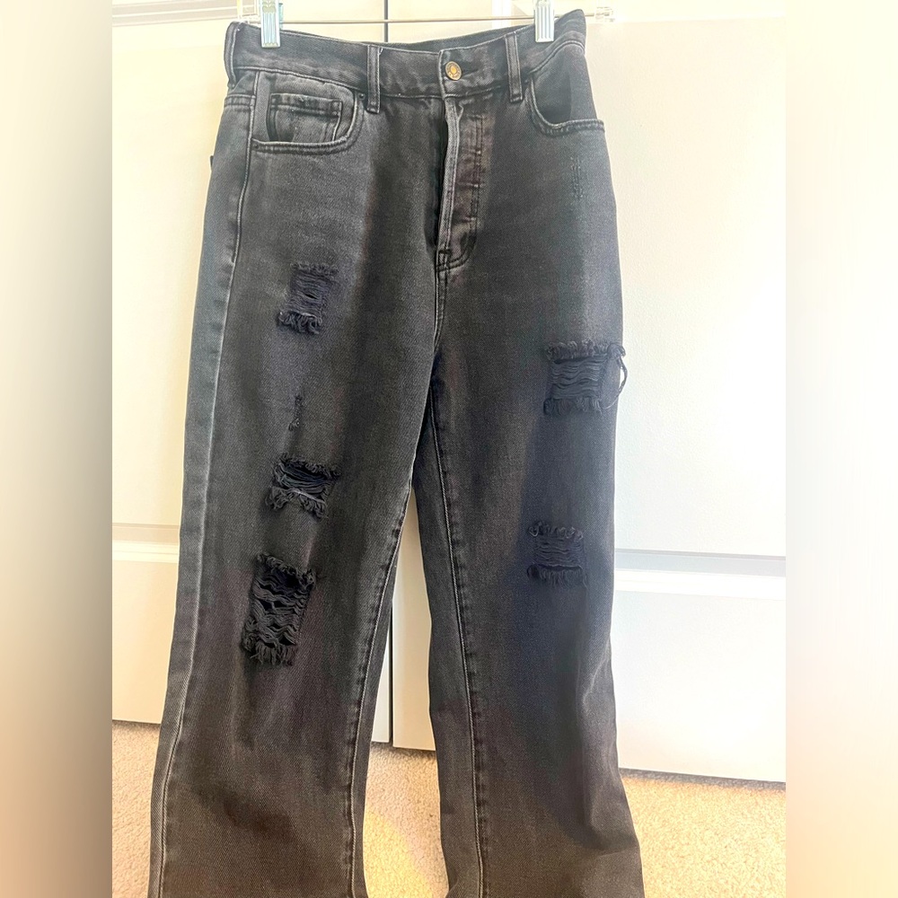 PacSun High Rise size 26 Straight leg black jeans!
